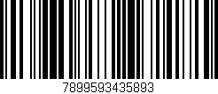 Código de barras (EAN, GTIN, SKU, ISBN): '7899593435893'