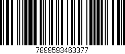 Código de barras (EAN, GTIN, SKU, ISBN): '7899593463377'