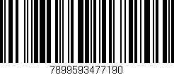 Código de barras (EAN, GTIN, SKU, ISBN): '7899593477190'