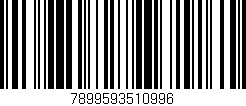 Código de barras (EAN, GTIN, SKU, ISBN): '7899593510996'
