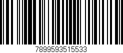 Código de barras (EAN, GTIN, SKU, ISBN): '7899593515533'