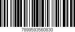 Código de barras (EAN, GTIN, SKU, ISBN): '7899593560830'