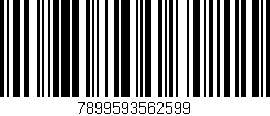 Código de barras (EAN, GTIN, SKU, ISBN): '7899593562599'