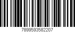 Código de barras (EAN, GTIN, SKU, ISBN): '7899593582207'