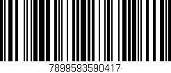 Código de barras (EAN, GTIN, SKU, ISBN): '7899593590417'