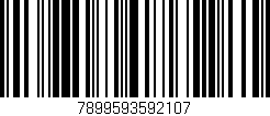 Código de barras (EAN, GTIN, SKU, ISBN): '7899593592107'