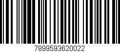 Código de barras (EAN, GTIN, SKU, ISBN): '7899593620022'