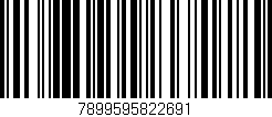 Código de barras (EAN, GTIN, SKU, ISBN): '7899595822691'
