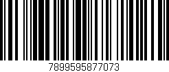 Código de barras (EAN, GTIN, SKU, ISBN): '7899595877073'