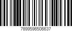 Código de barras (EAN, GTIN, SKU, ISBN): '7899596506637'