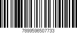 Código de barras (EAN, GTIN, SKU, ISBN): '7899596507733'