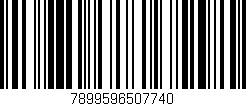 Código de barras (EAN, GTIN, SKU, ISBN): '7899596507740'