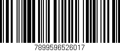 Código de barras (EAN, GTIN, SKU, ISBN): '7899596526017'
