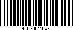 Código de barras (EAN, GTIN, SKU, ISBN): '7899600118467'