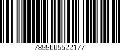 Código de barras (EAN, GTIN, SKU, ISBN): '7899605522177'