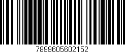 Código de barras (EAN, GTIN, SKU, ISBN): '7899605602152'