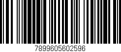 Código de barras (EAN, GTIN, SKU, ISBN): '7899605602596'
