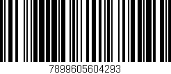 Código de barras (EAN, GTIN, SKU, ISBN): '7899605604293'