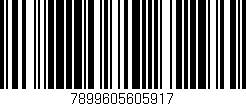Código de barras (EAN, GTIN, SKU, ISBN): '7899605605917'