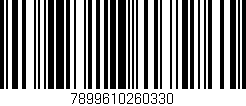Código de barras (EAN, GTIN, SKU, ISBN): '7899610260330'