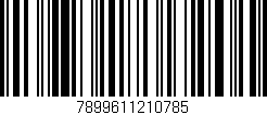 Código de barras (EAN, GTIN, SKU, ISBN): '7899611210785'