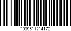 Código de barras (EAN, GTIN, SKU, ISBN): '7899611214172'