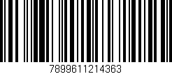 Código de barras (EAN, GTIN, SKU, ISBN): '7899611214363'