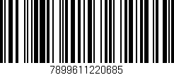 Código de barras (EAN, GTIN, SKU, ISBN): '7899611220685'