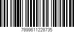 Código de barras (EAN, GTIN, SKU, ISBN): '7899611228735'