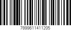 Código de barras (EAN, GTIN, SKU, ISBN): '7899611411205'