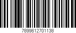 Código de barras (EAN, GTIN, SKU, ISBN): '7899612701138'