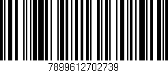 Código de barras (EAN, GTIN, SKU, ISBN): '7899612702739'