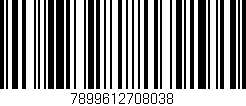 Código de barras (EAN, GTIN, SKU, ISBN): '7899612708038'