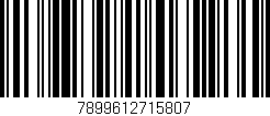 Código de barras (EAN, GTIN, SKU, ISBN): '7899612715807'