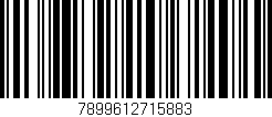 Código de barras (EAN, GTIN, SKU, ISBN): '7899612715883'