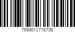 Código de barras (EAN, GTIN, SKU, ISBN): '7899612716736'