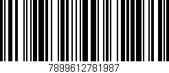 Código de barras (EAN, GTIN, SKU, ISBN): '7899612781987'