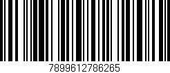 Código de barras (EAN, GTIN, SKU, ISBN): '7899612786265'