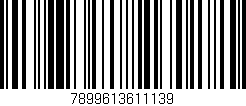 Código de barras (EAN, GTIN, SKU, ISBN): '7899613611139'