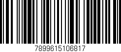 Código de barras (EAN, GTIN, SKU, ISBN): '7899615106817'