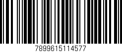 Código de barras (EAN, GTIN, SKU, ISBN): '7899615114577'