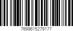 Código de barras (EAN, GTIN, SKU, ISBN): '7899615279177'