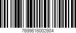 Código de barras (EAN, GTIN, SKU, ISBN): '7899616002804'