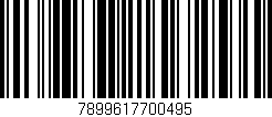 Código de barras (EAN, GTIN, SKU, ISBN): '7899617700495'