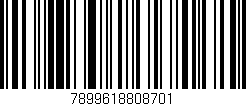 Código de barras (EAN, GTIN, SKU, ISBN): '7899618808701'