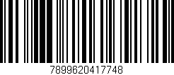 Código de barras (EAN, GTIN, SKU, ISBN): '7899620417748'