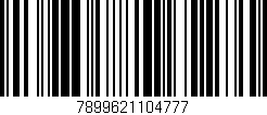 Código de barras (EAN, GTIN, SKU, ISBN): '7899621104777'