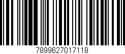 Código de barras (EAN, GTIN, SKU, ISBN): '7899627017118'