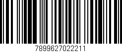 Código de barras (EAN, GTIN, SKU, ISBN): '7899627022211'