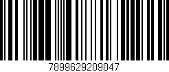 Código de barras (EAN, GTIN, SKU, ISBN): '7899629209047'